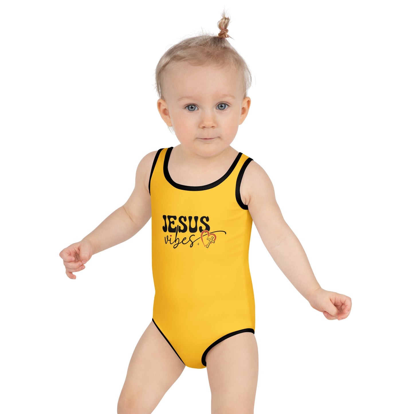 His Vibes Christian Kids Swimsuit - ClaimedbyGodDesigns