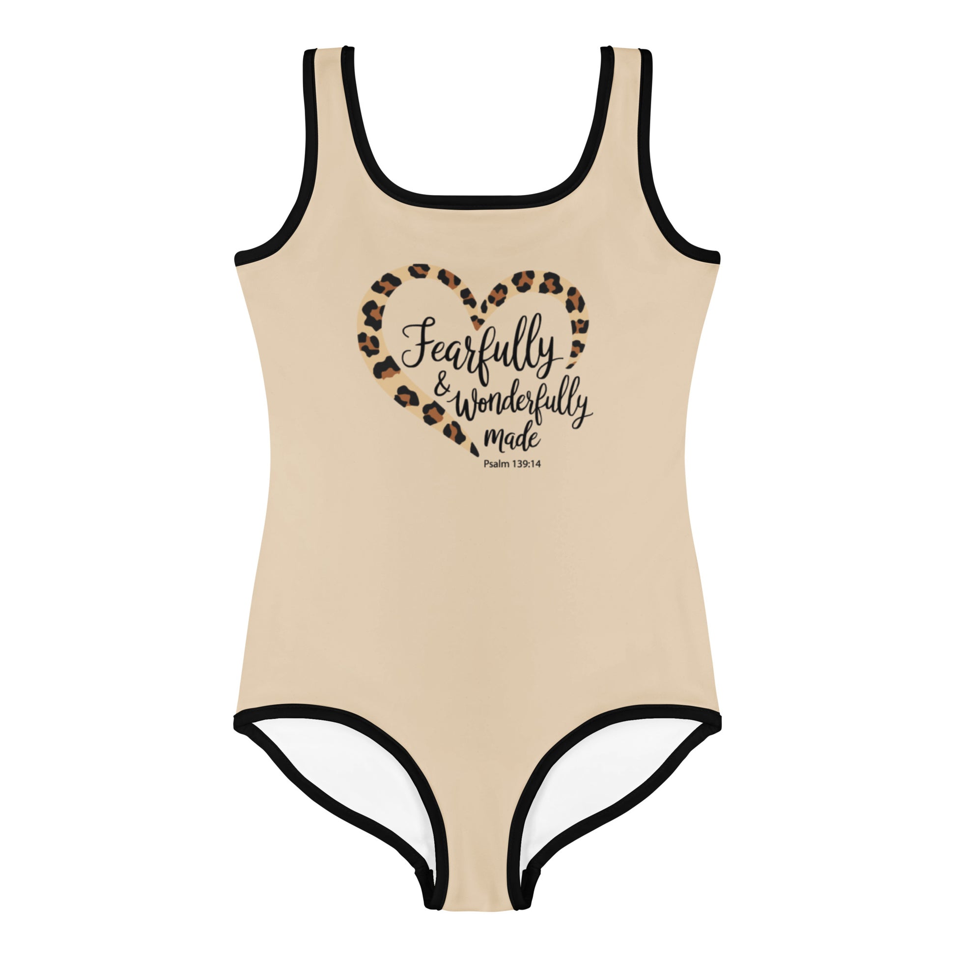 Fearfully And Wonderfully Made Christian Kids Swimsuit - ClaimedbyGodDesigns