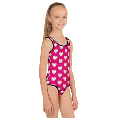 He Is Love Christian Kids Swimsuit - ClaimedbyGodDesigns