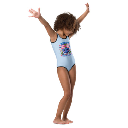 Berry Blessed Christian Kids Swimsuit - ClaimedbyGodDesigns