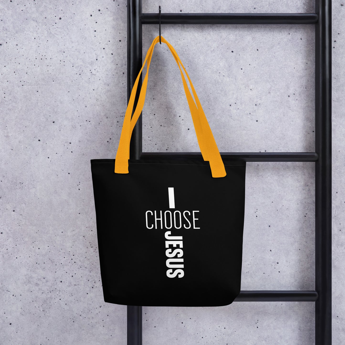 I Choose Jesus Christian Cotton Tote bag