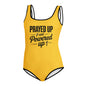 Prayed Up And Powered Up Youth Christian Swimsuit - ClaimedbyGodDesigns
