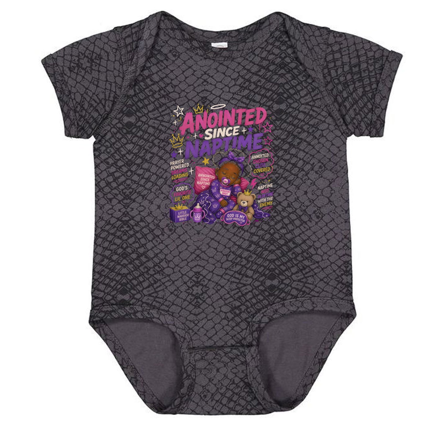 Anointed Since Naptime Baby Christian Jumpsuit - ClaimedbyGodDesigns
