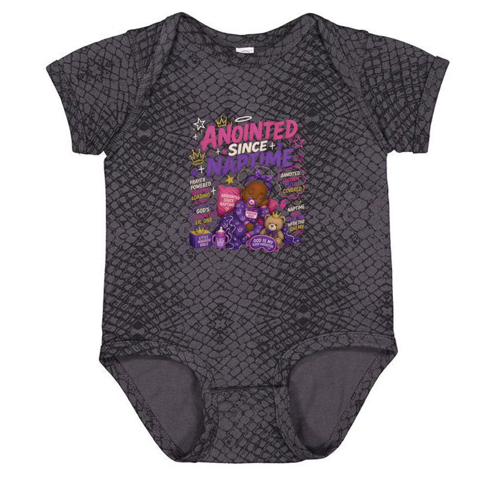 Anointed Since Naptime Baby Christian Jumpsuit - ClaimedbyGodDesigns