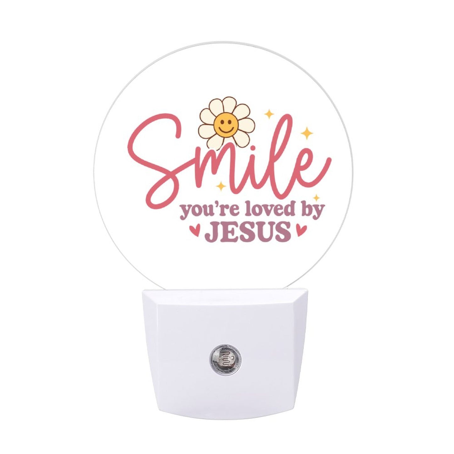 Smile You're Loved Christian Night Light For Kids - ClaimedbyGodDesigns
