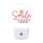 Smile You're Loved Christian Night Light For Kids - ClaimedbyGodDesigns