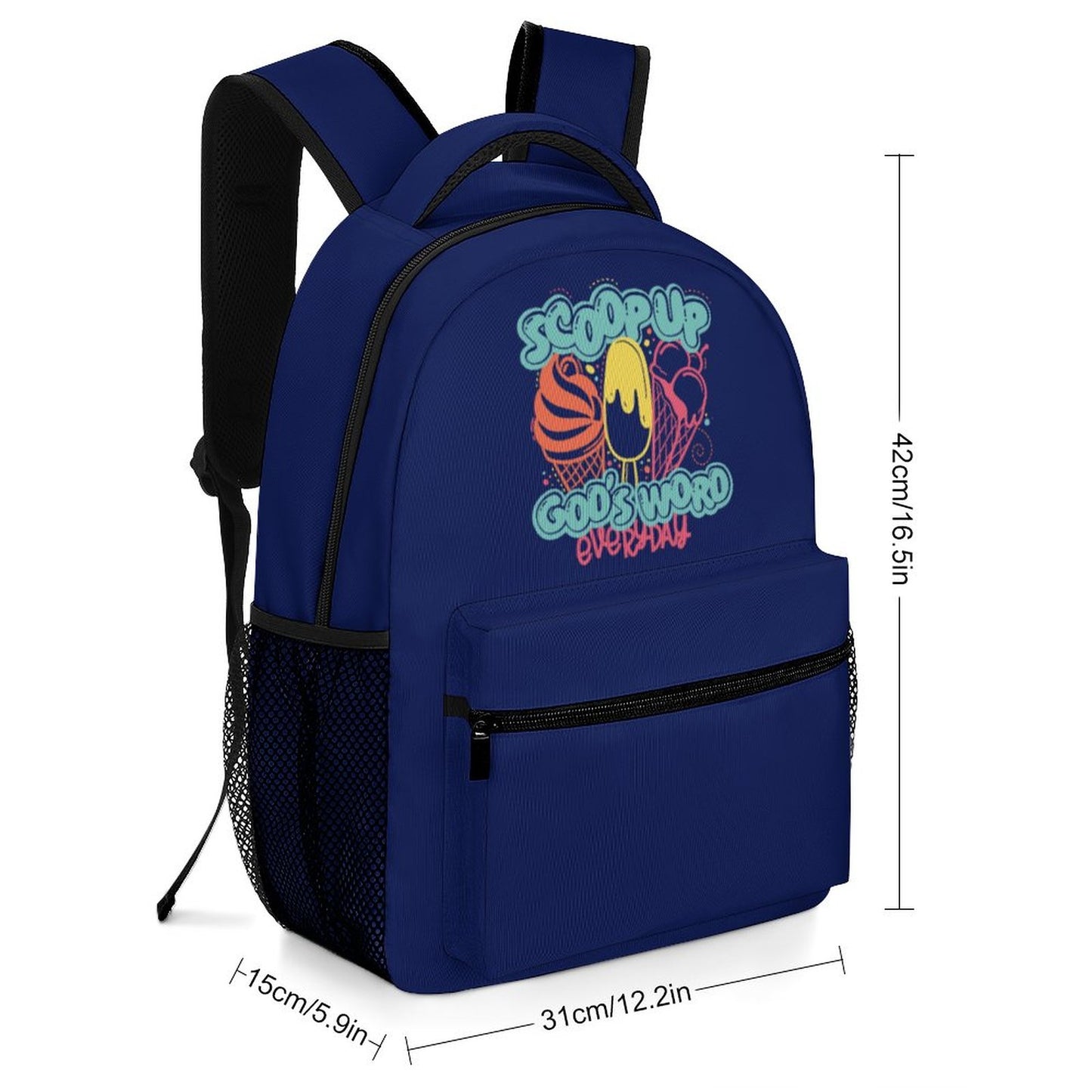 Scoop Up God's Word Everyday Christian Children's School Backpack