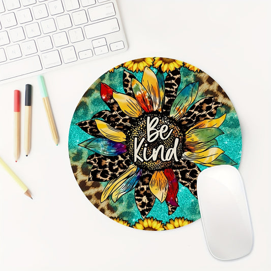 Be Kind Christian Computer Mouse Pad 7.8*7.8*0.12inch/ 19.81*19.81*0.3cm claimedbygoddesigns