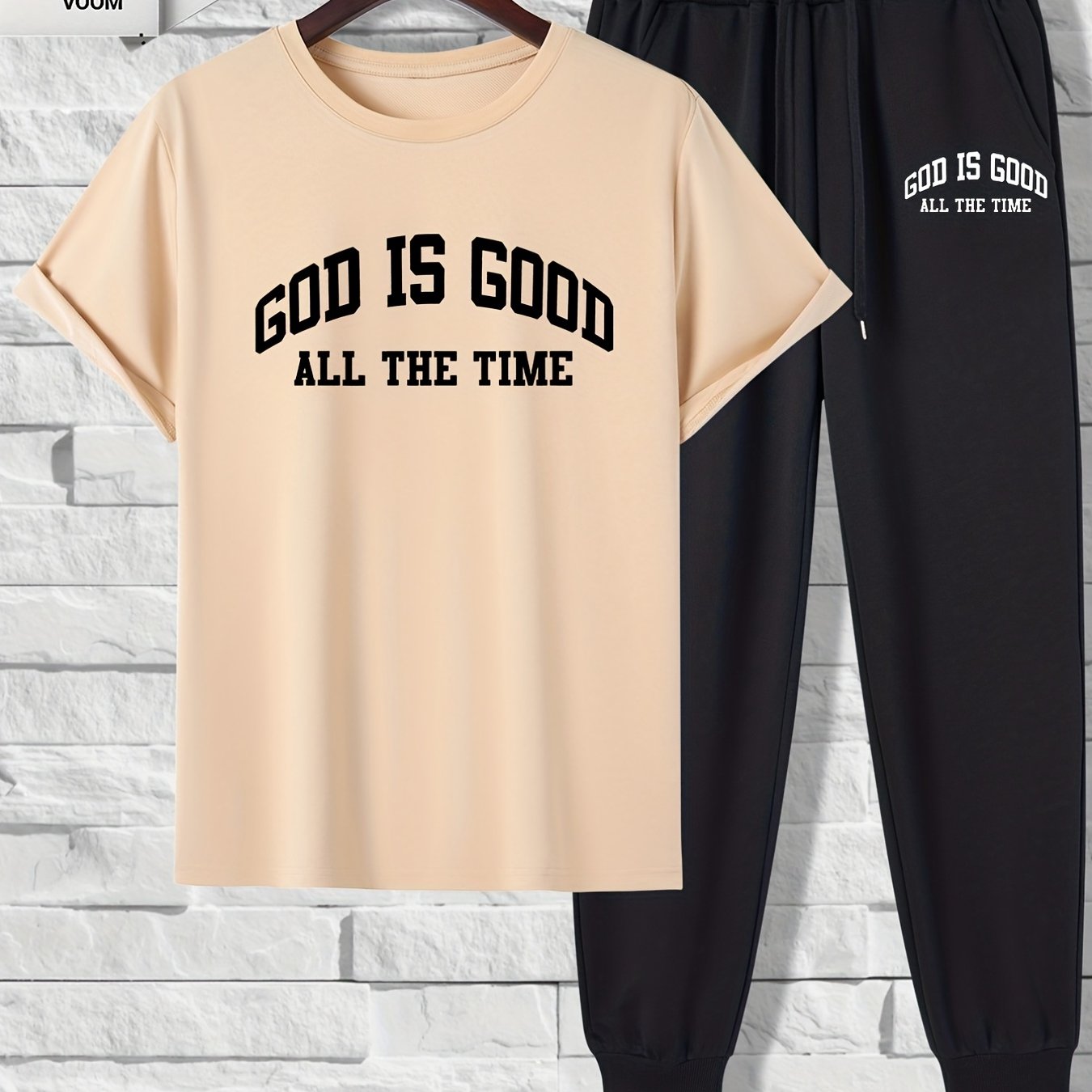 GOD IS GOOD Men's Christian Casual Outfit claimedbygoddesigns