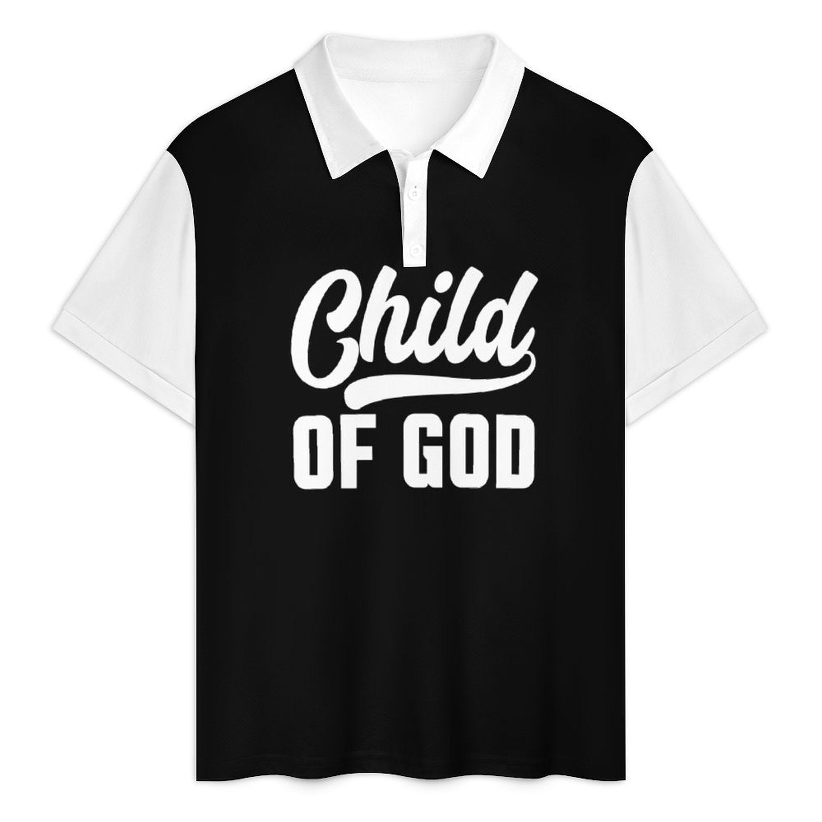 Child Of God Men's Christian Casual Outfit Polo Set SALE-Personal Design