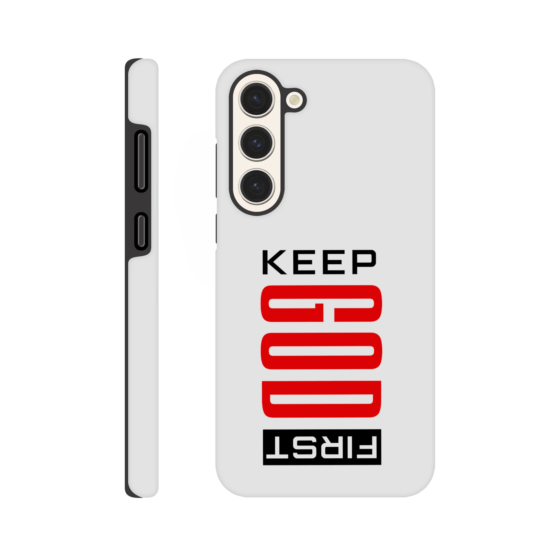 Keep Him First Christian Tough Phone Case For Samsung Galaxy - ClaimedbyGodDesigns