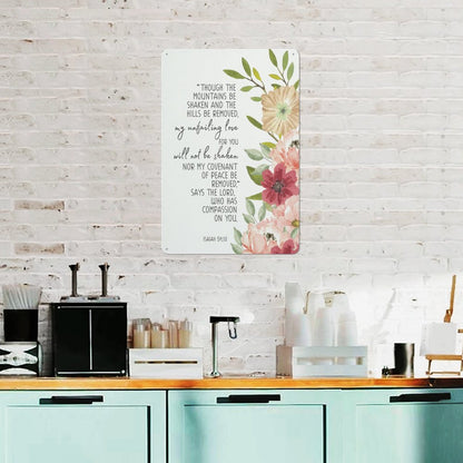 Unfailing Love Christian Metal Sign-11.8"x7.9"