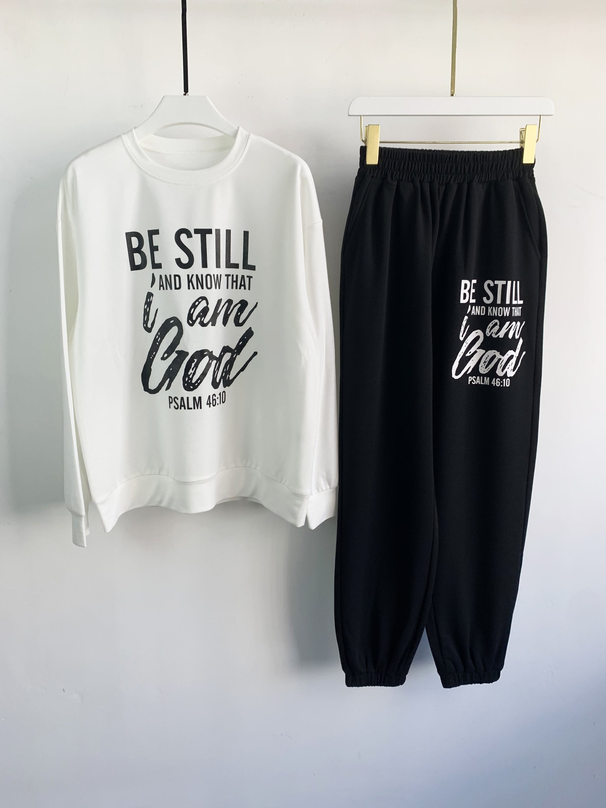 Be Still & Know That I Am God Women's Christian Casual Outfit claimedbygoddesigns