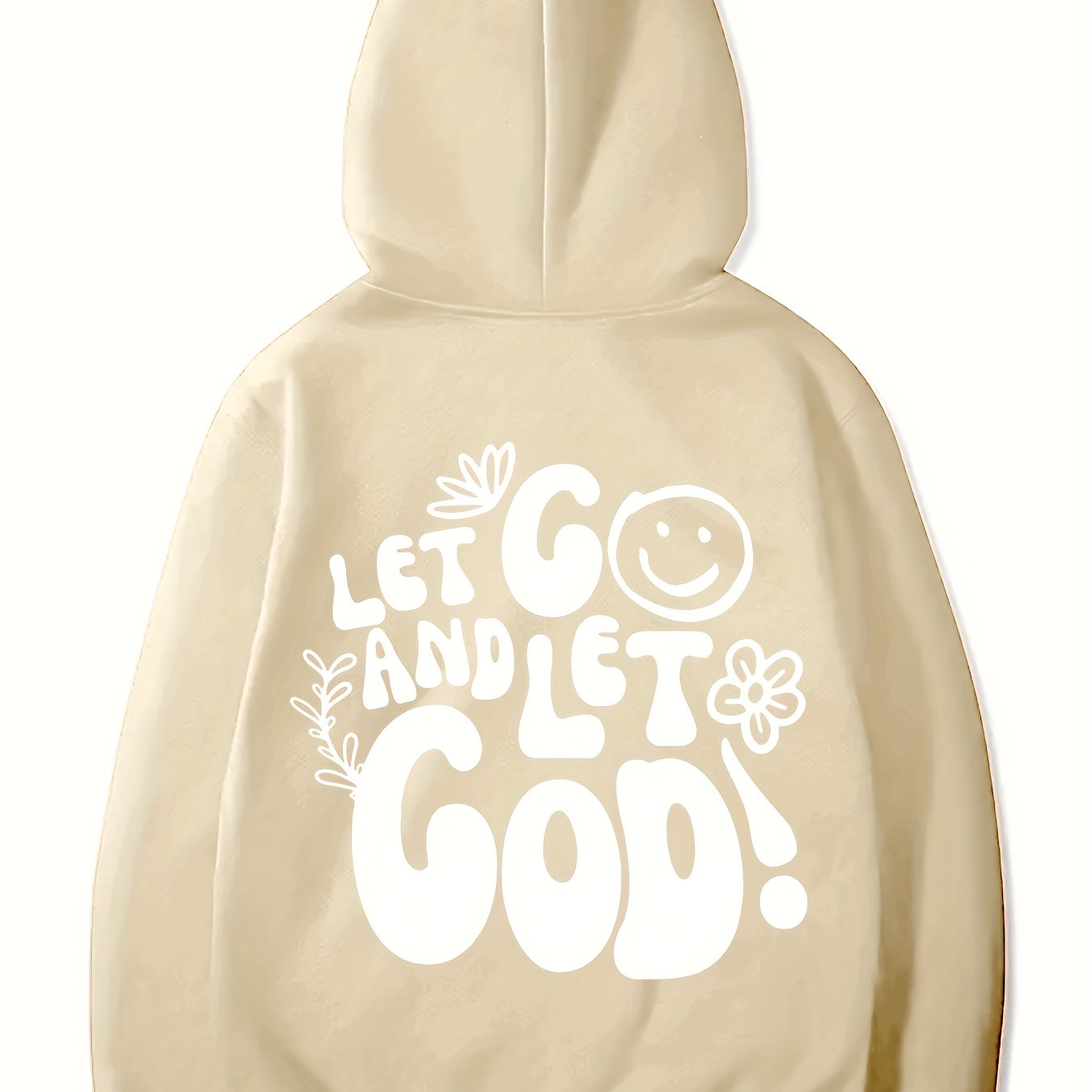 Let Go & Let God Youth Christian Pullover Hooded Sweatshirt claimedbygoddesigns