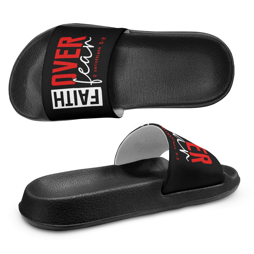 Faith Over Fear Christian Children's Sandals - ClaimedbyGodDesigns