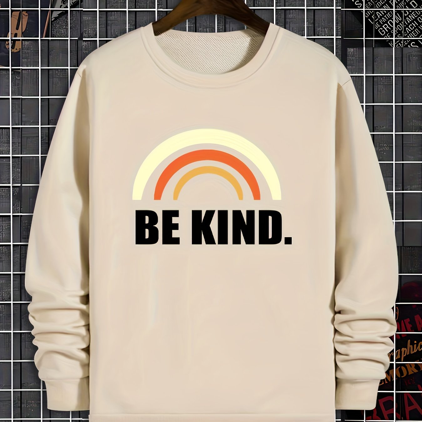 BE KIND Unisex Christian Pullover Sweatshirt claimedbygoddesigns