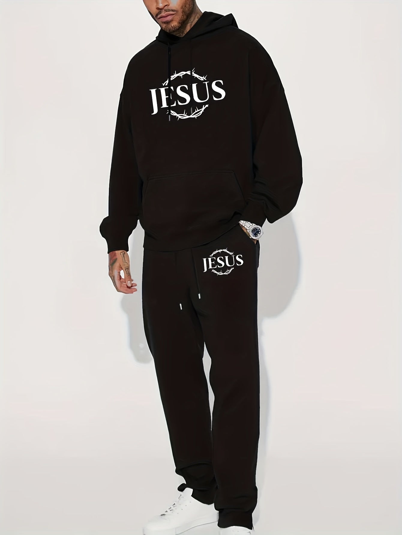 JESUS Men's Christian Casual Outfit claimedbygoddesigns