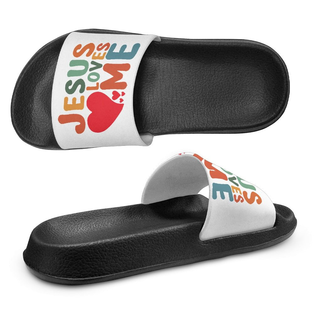He Loves Me Christian Children's Sandals - ClaimedbyGodDesigns