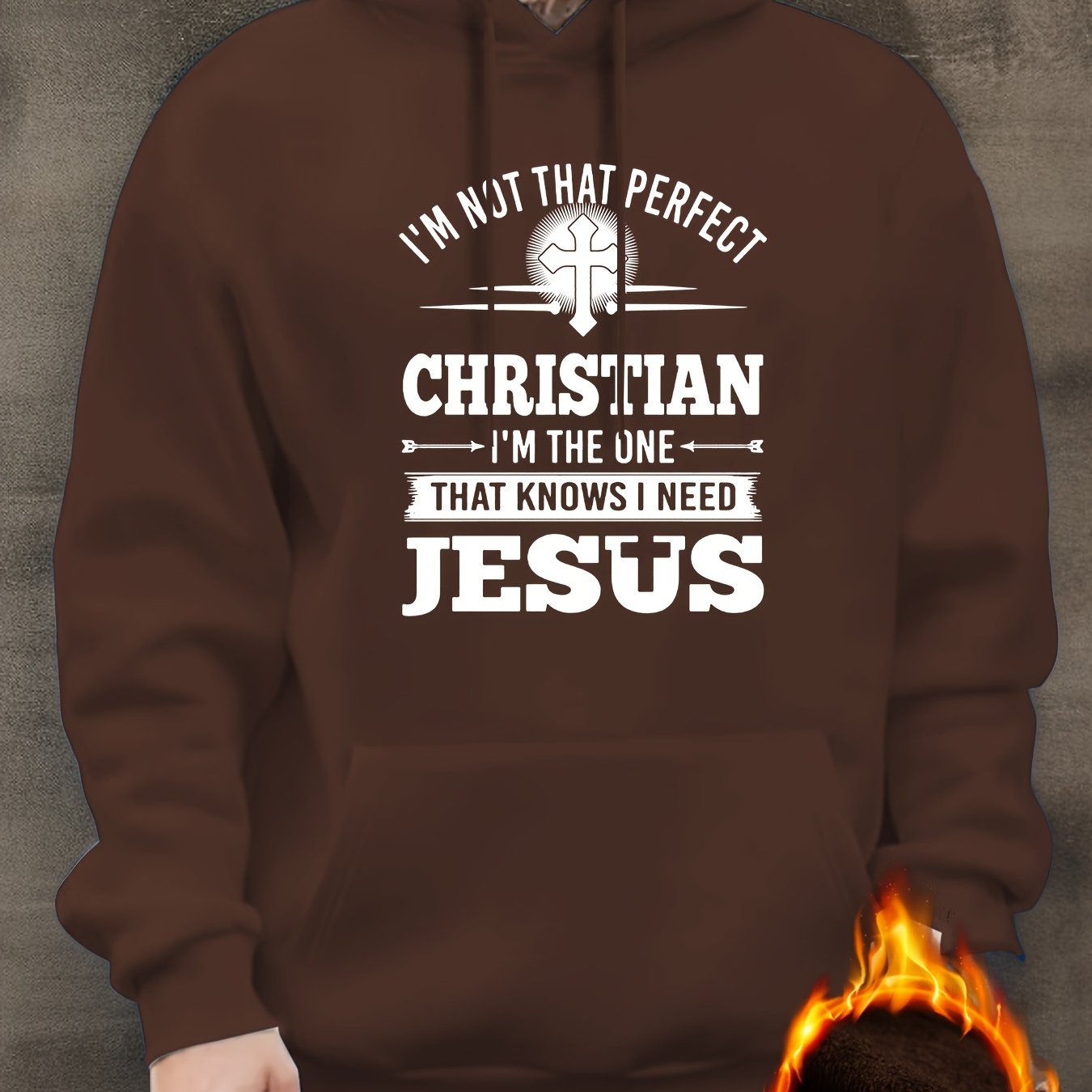 I Need Jesus Men's Christian Pullover Hooded Sweatshirt claimedbygoddesigns