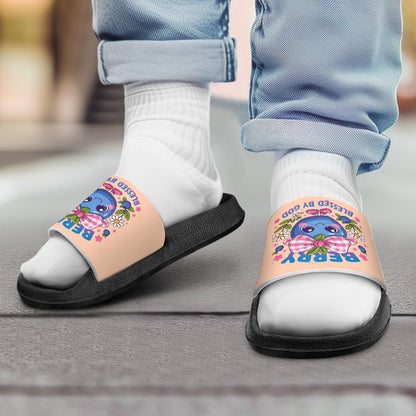 Berry Blessed By Him Christian Children's Sandals - ClaimedbyGodDesigns