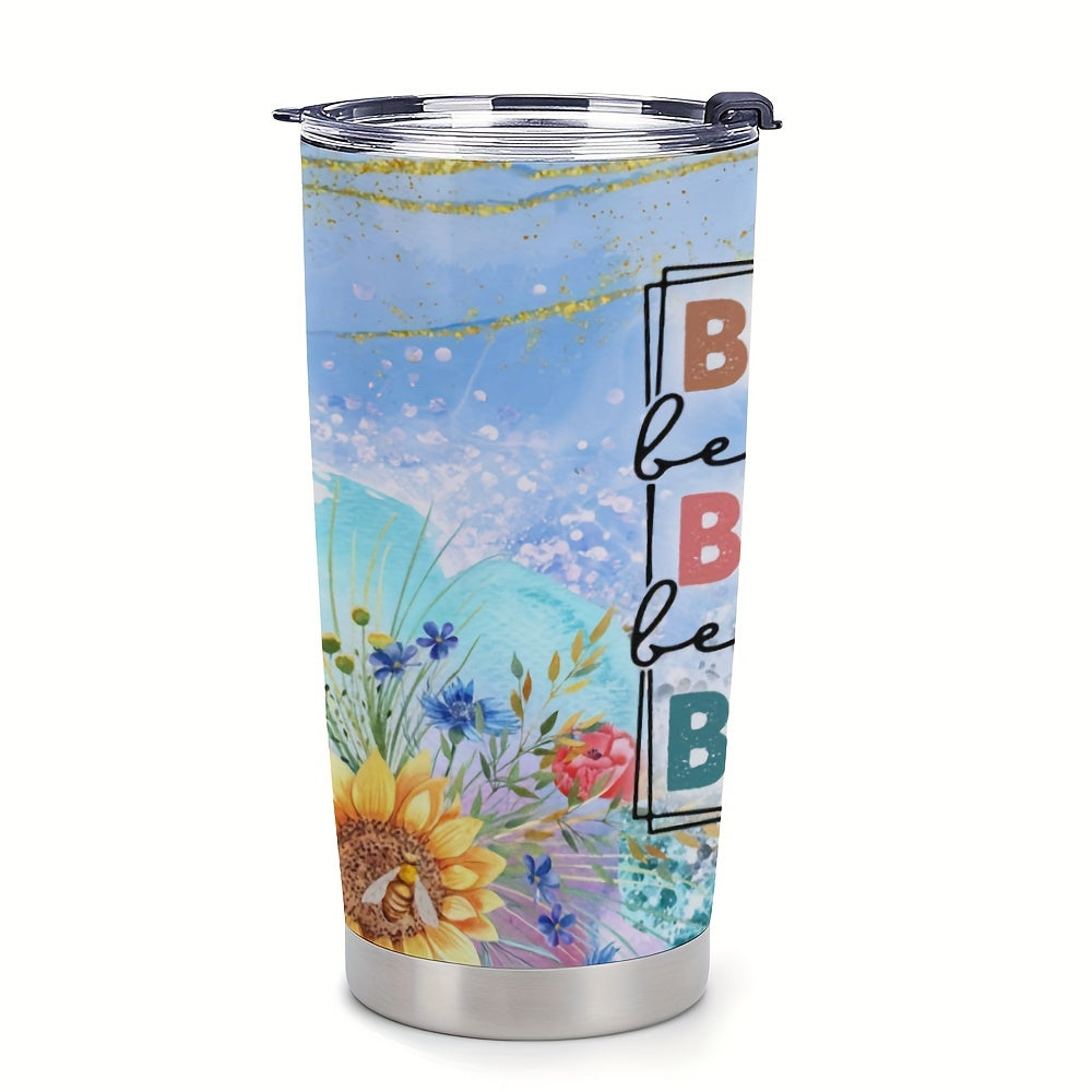 Be Kind Be True Be You Insulated Stainless Steel Christian Tumbler 20oz claimedbygoddesigns