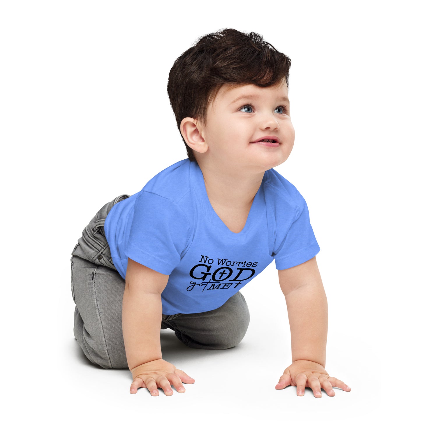 No Worries God Got Me Christian Toddler T-Shirt