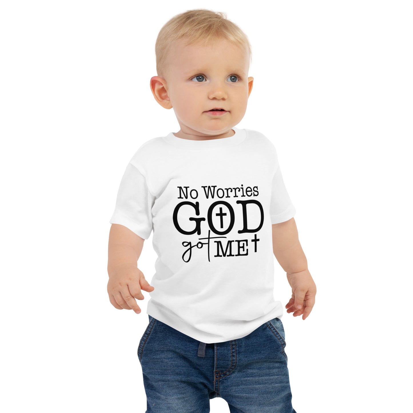 No Worries God Got Me Christian Toddler T-Shirt