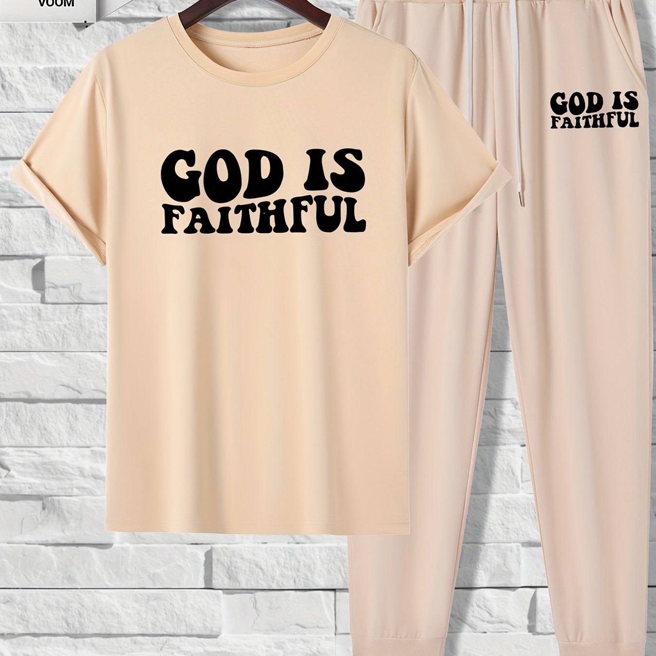 GOD IS FAITHFUL Men's Christian Casual Outfit claimedbygoddesigns