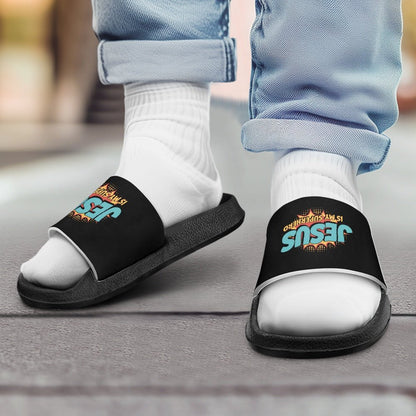 He Is My Superhero Christian Children's Sandals - ClaimedbyGodDesigns