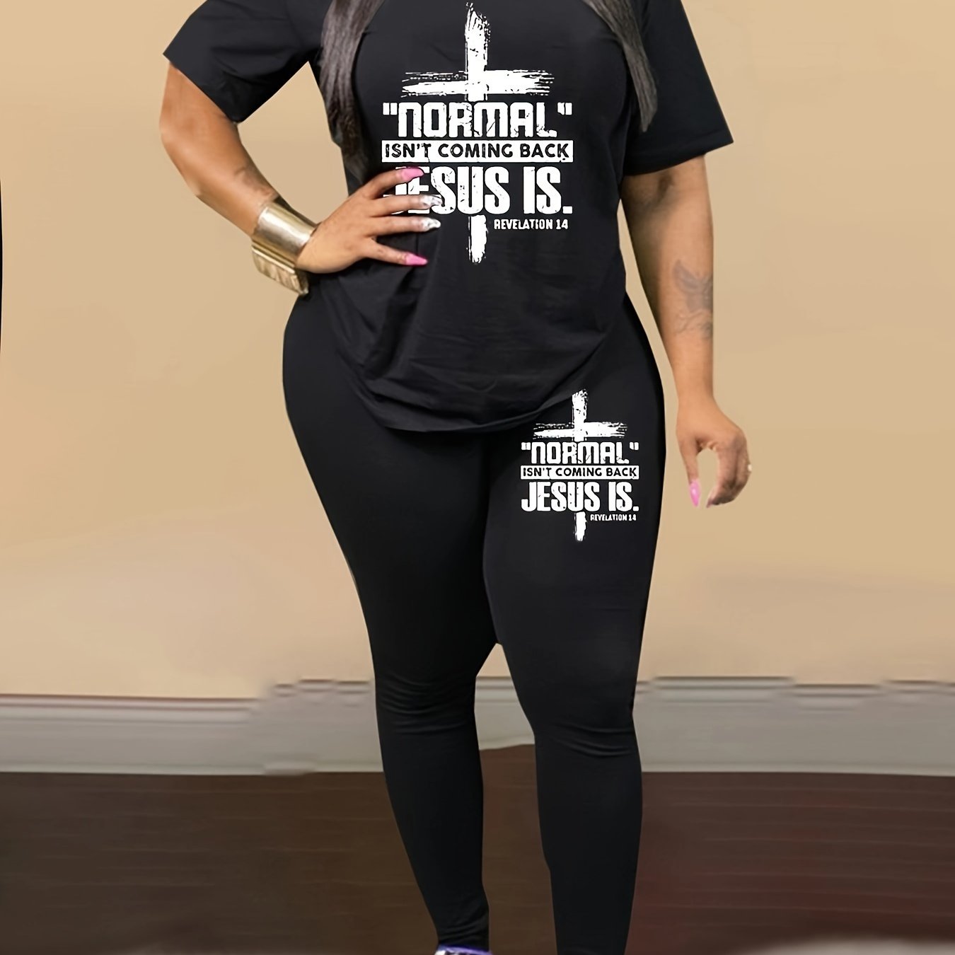 Normal Isn't Coming Back Jesus Is Women's Christian Casual Outfit claimedbygoddesigns