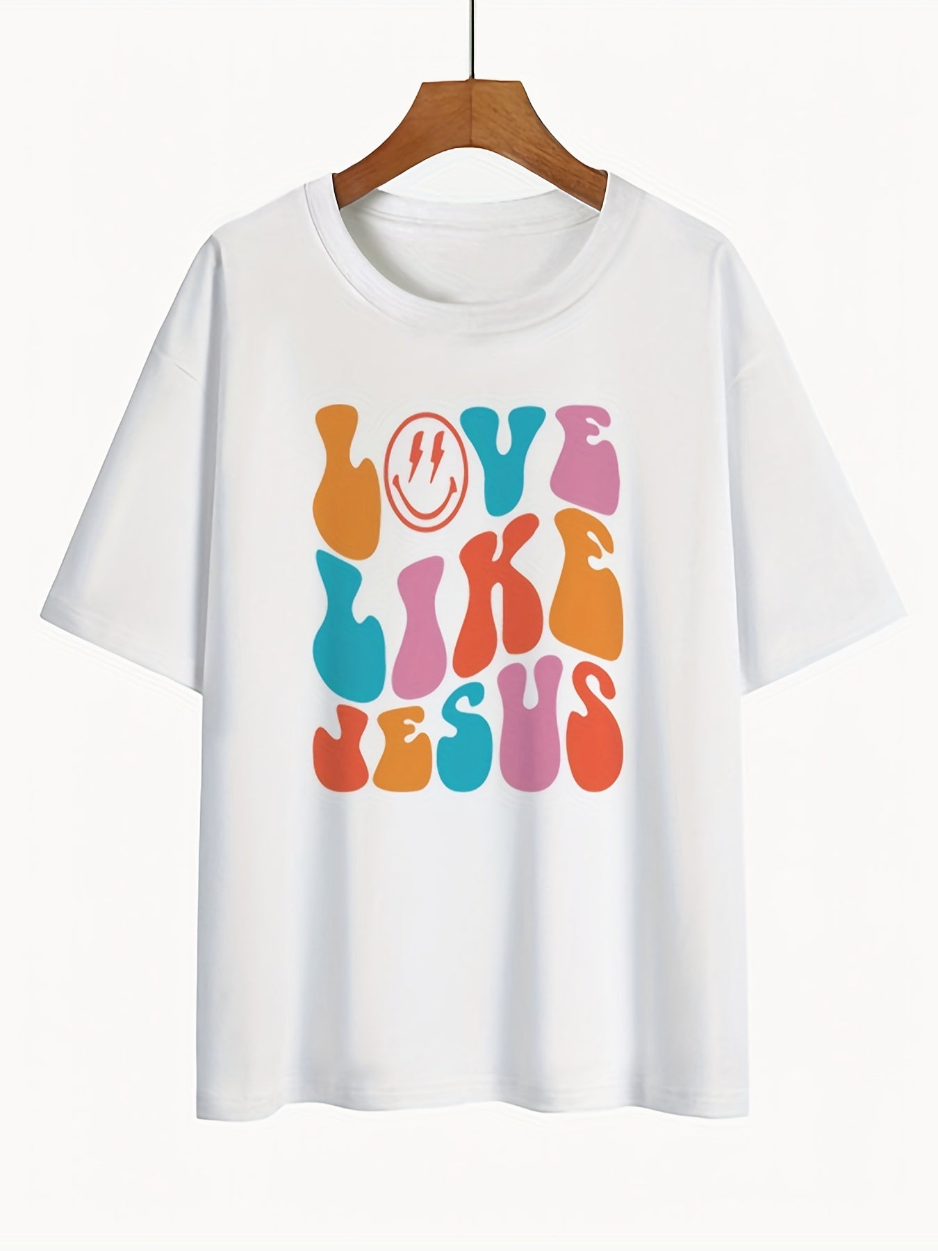 Love Like Jesus Women’s Christian T-shirt claimedbygoddesigns