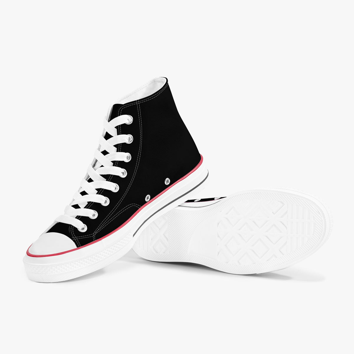 Christ In Every Fiber unisex Christian high-top canvas sneakers, view 6