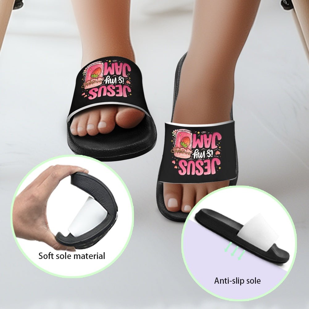 Jesus Is My Jam Christian Children’s Sandals - ClaimedbyGodDesigns