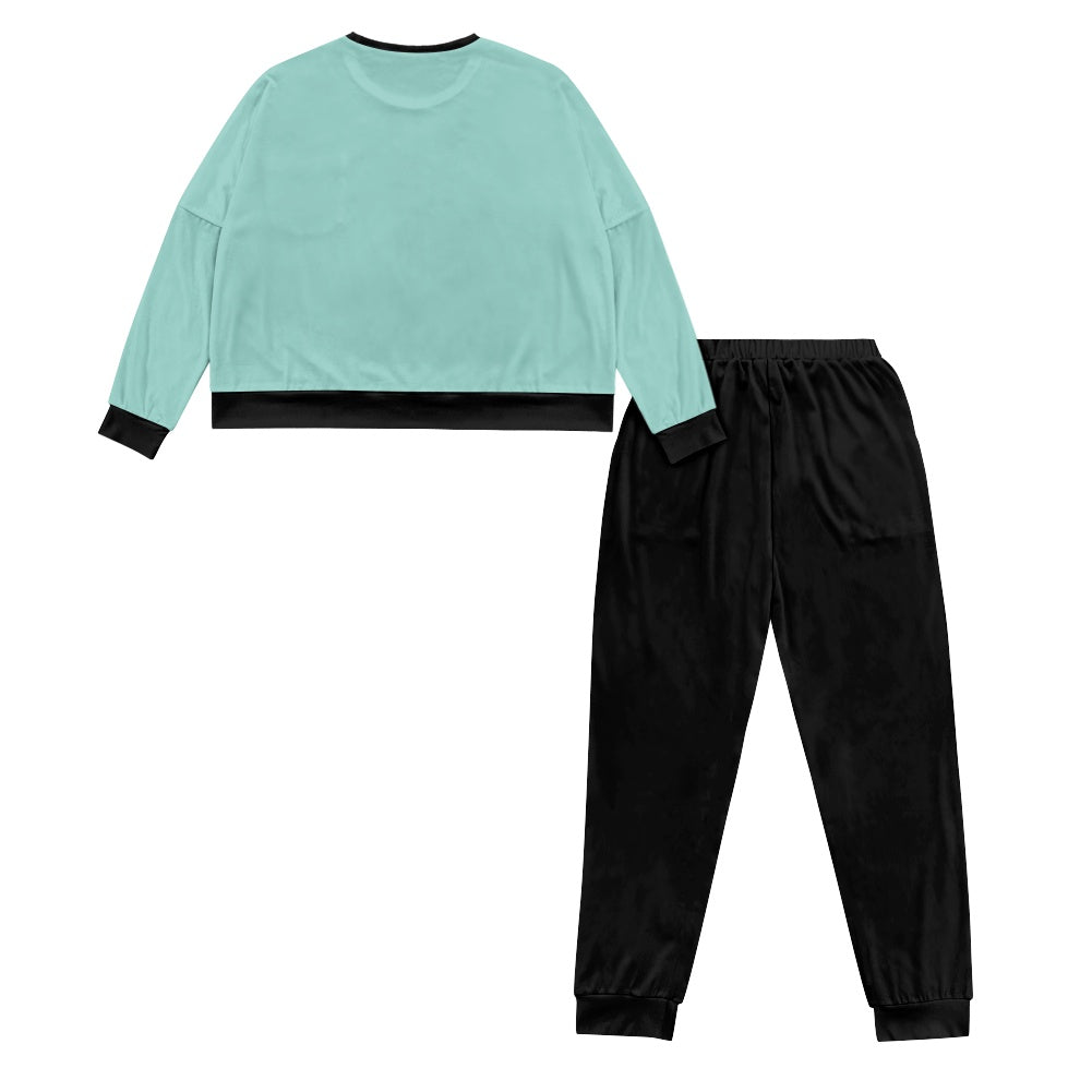 Walking In His Love Christian Women's Drawstring Pajama Set - ClaimedbyGodDesigns