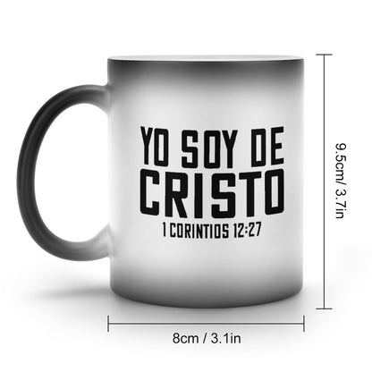 Yo Soy De Cristo Spanish Christian Color Changing Mug