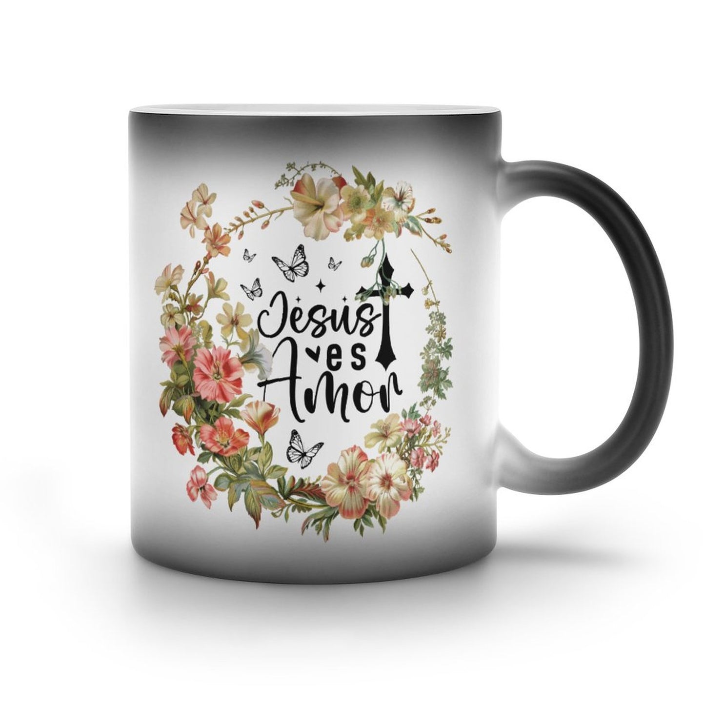 Jesus Es Amor Spanish Christian Color Changing Mug (Dual-sided)