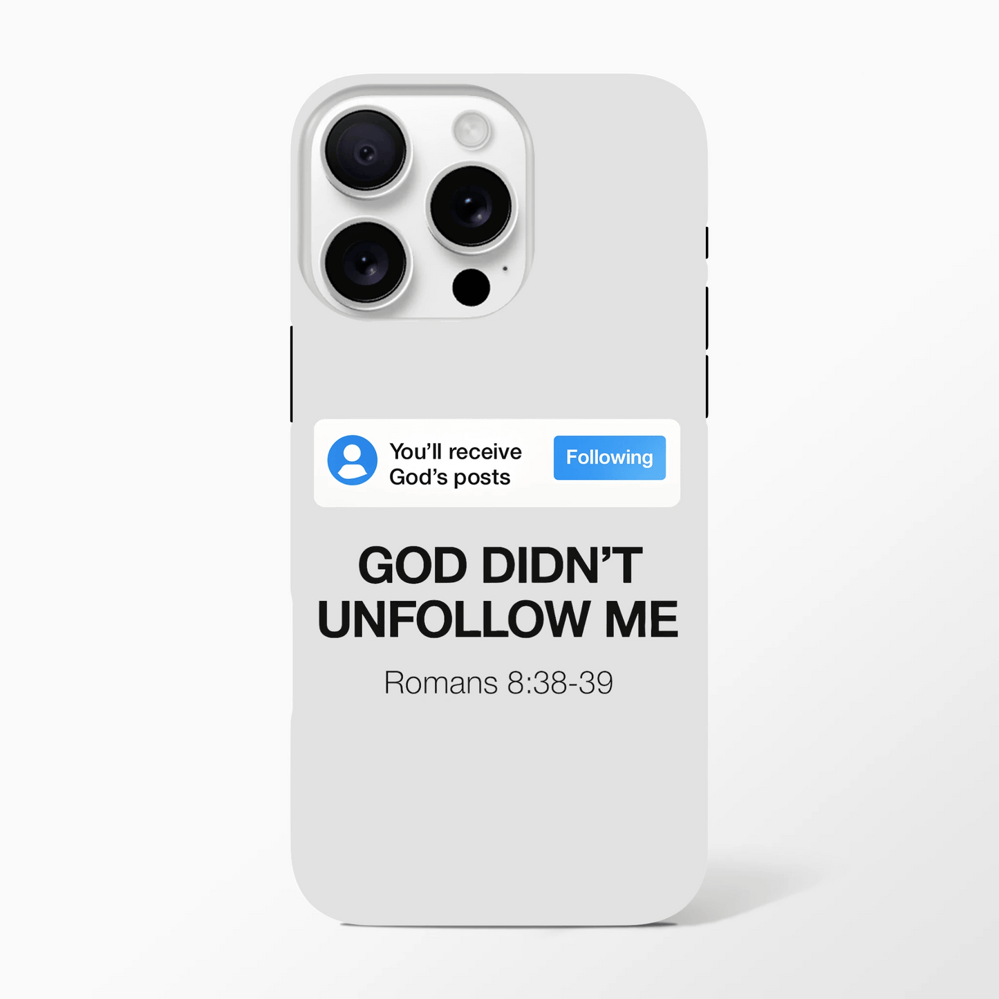 He Didn’t Unfollow Me Christian Iphone Tough case - ClaimedbyGodDesigns