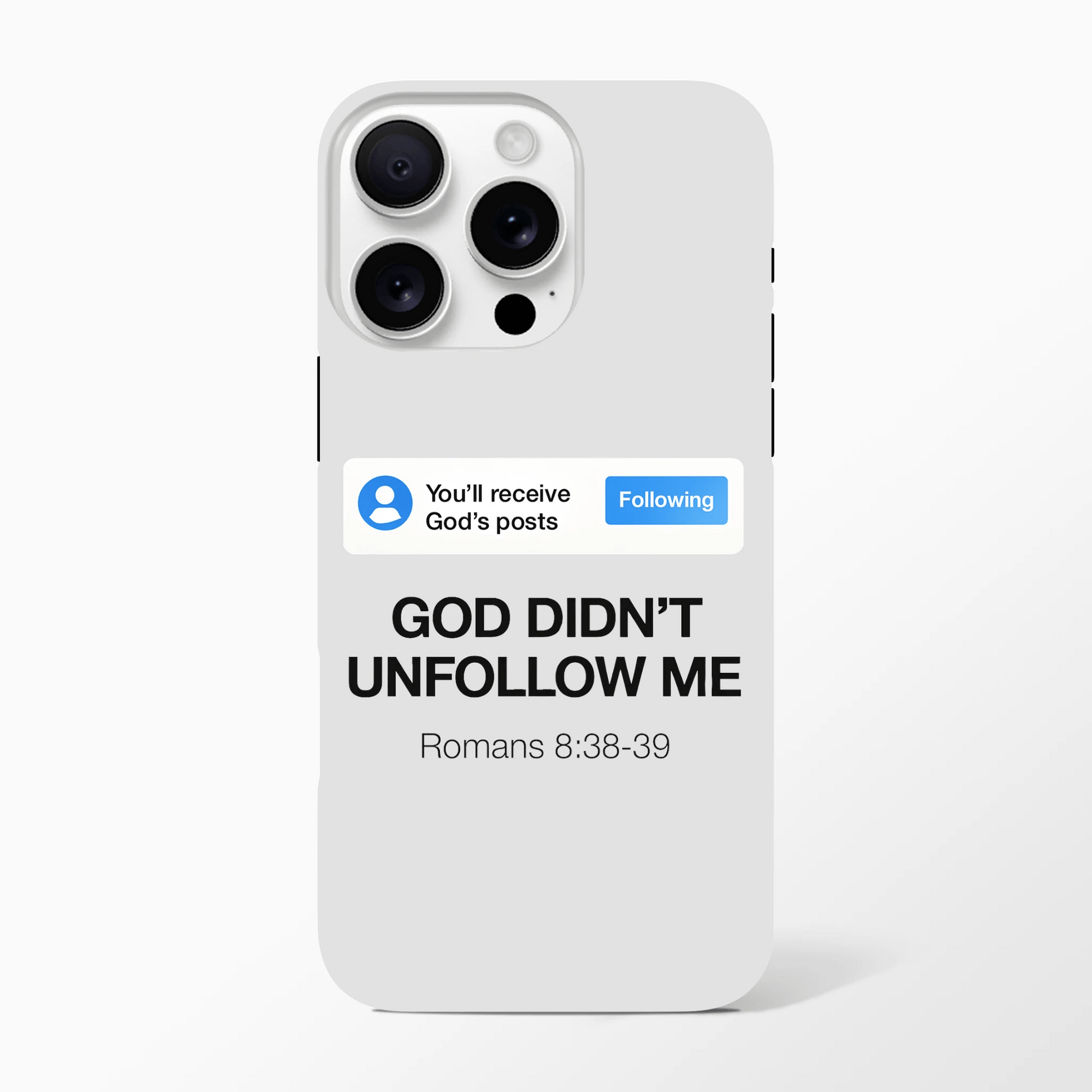 He Didn’t Unfollow Me Christian Iphone Tough case - ClaimedbyGodDesigns
