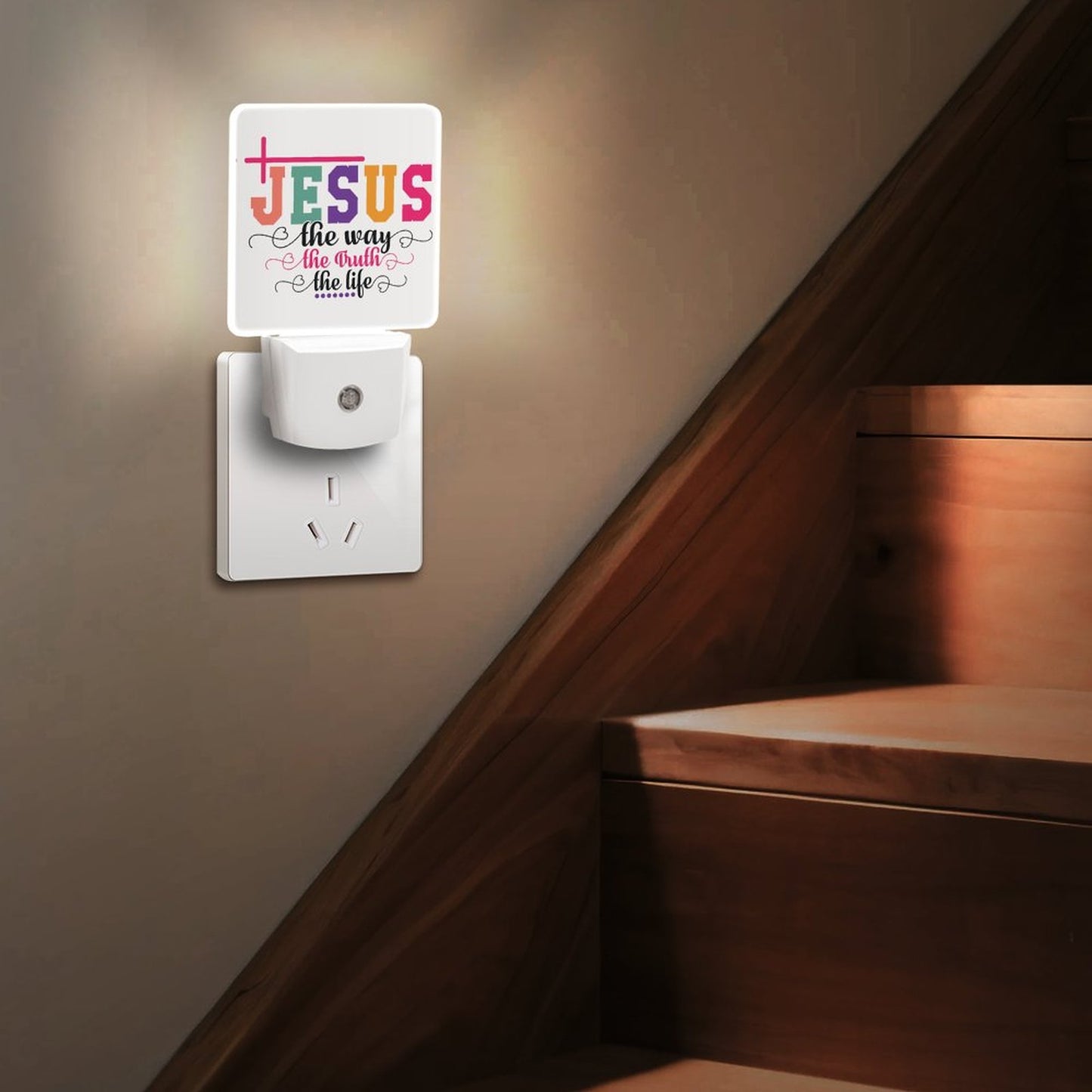 The Way The Truth The Life Christian Night Light For Kids - ClaimedbyGodDesigns