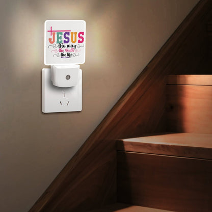 The Way The Truth The Life Christian Night Light For Kids - ClaimedbyGodDesigns