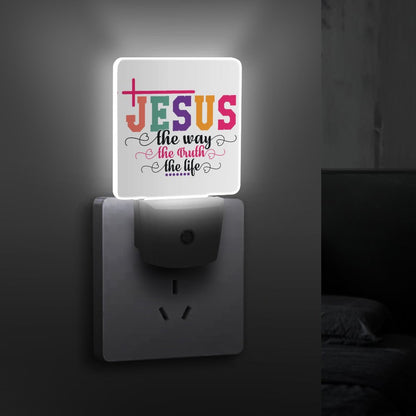 The Way The Truth The Life Christian Night Light For Kids - ClaimedbyGodDesigns