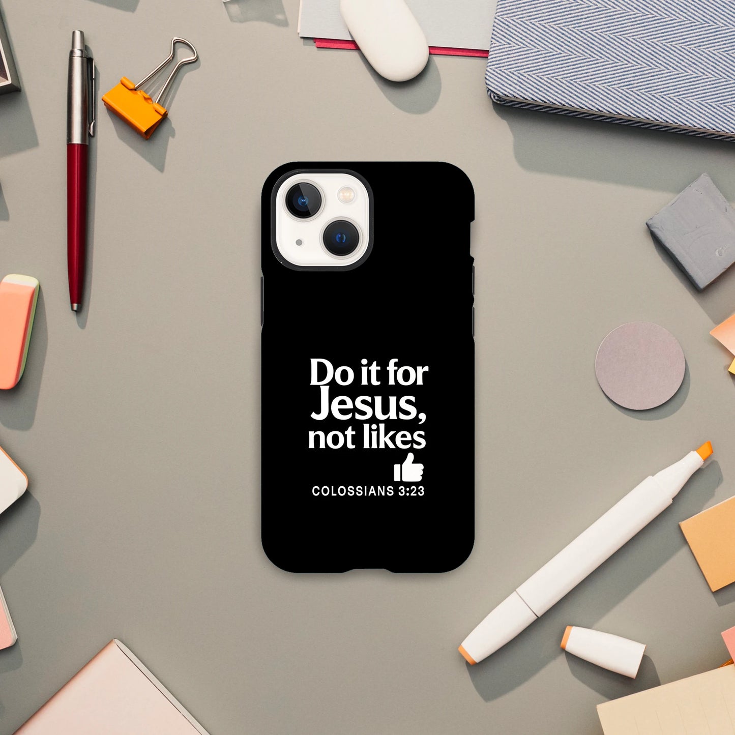 Do It For Him Not Likes Christian Iphone Tough Phone Case - ClaimedbyGodDesigns