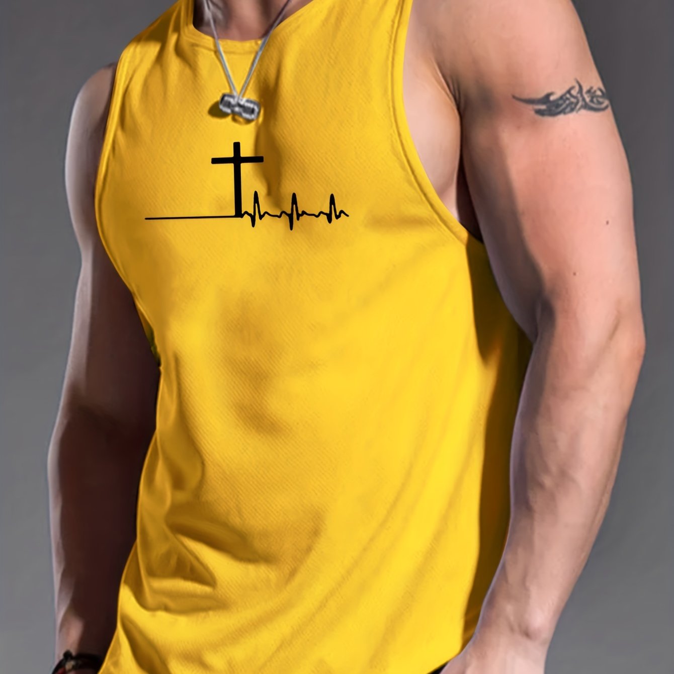 The Cross: My Lifeline Men's Christian Tank Top claimedbygoddesigns