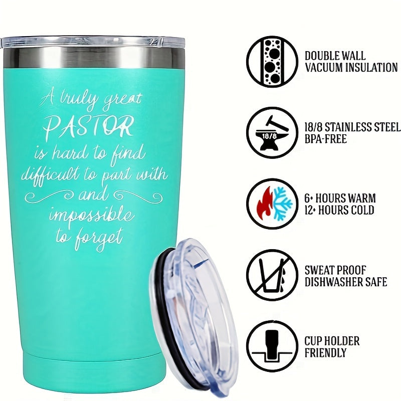 A Truly Great Pastor Christian Insulated Tumbler 20oz claimedbygoddesigns