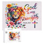 He Is My Strength Christian Wooden Picture Puzzle - ClaimedbyGodDesigns