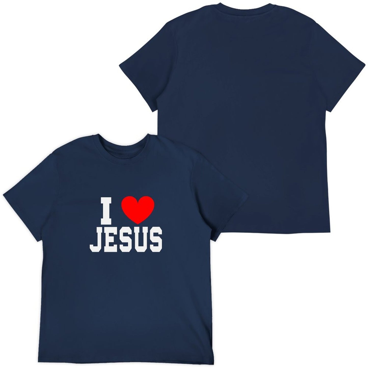 I Love Jesus Men's Christian T-shirt