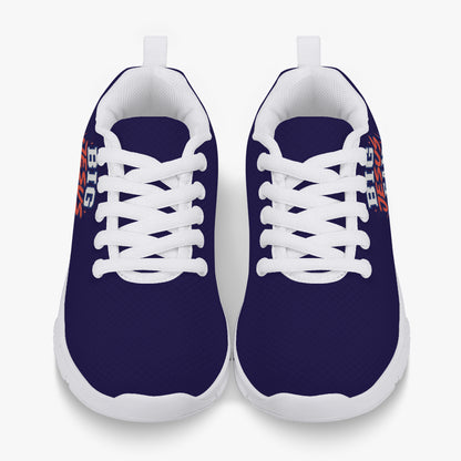 Big Jesus Fan 2.0 Christian Kids' Lightweight Mesh Sneakers - ClaimedbyGodDesigns