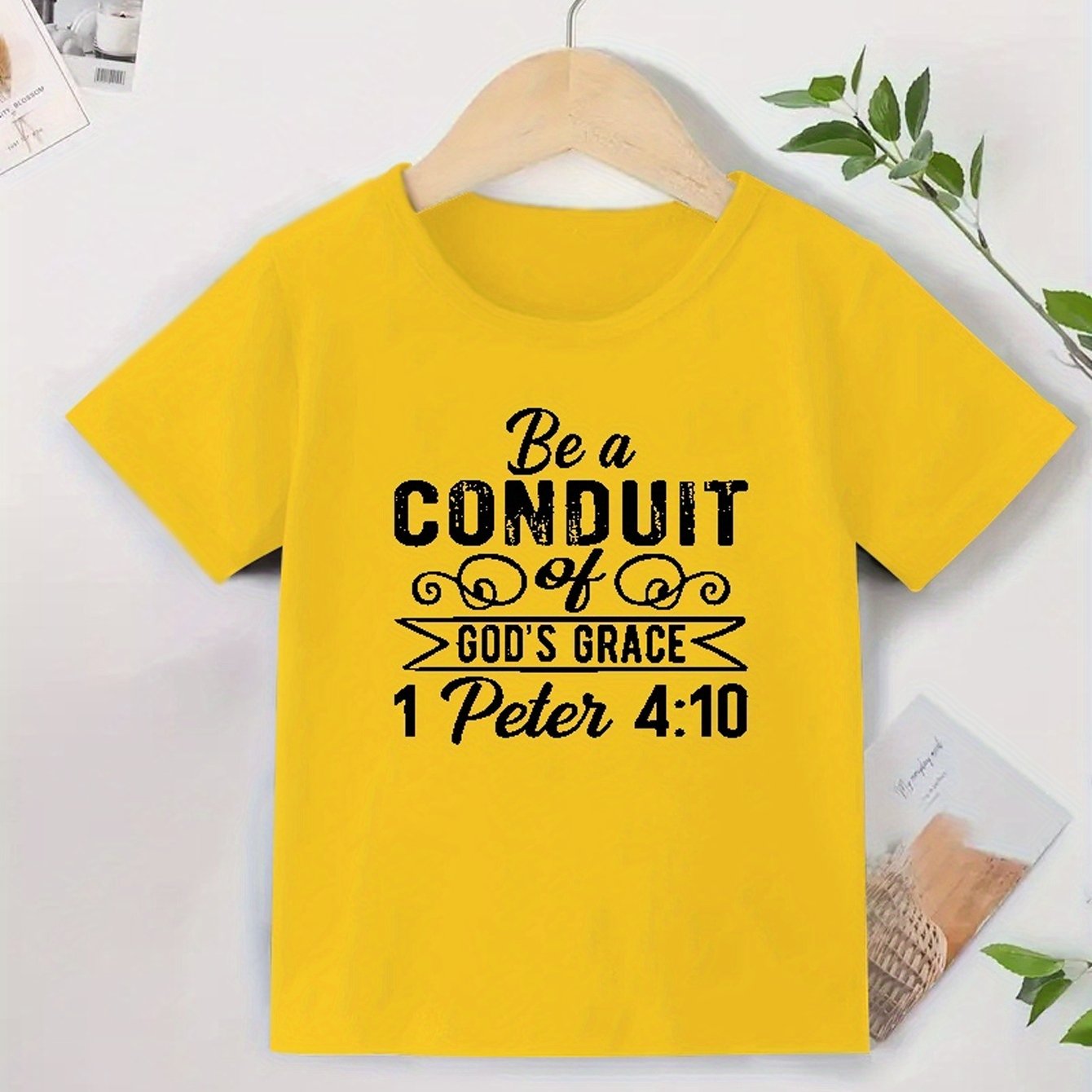 1 Peter 4:10 Be A Conduit Of GOD'S GRACE Youth Christian T-shirt claimedbygoddesigns