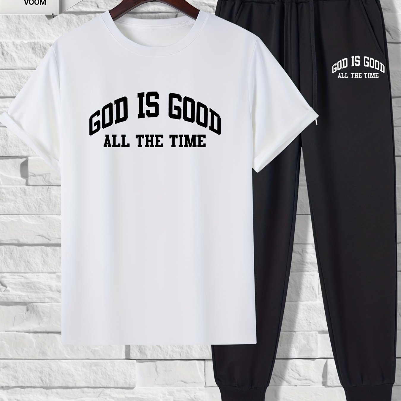 GOD IS GOOD Men's Christian Casual Outfit claimedbygoddesigns