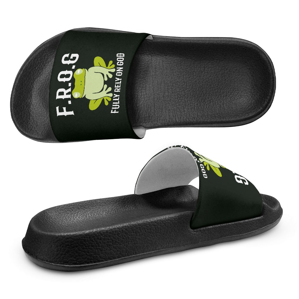FROG: Fully Rely On Him Christian Children's Sandals - ClaimedbyGodDesigns